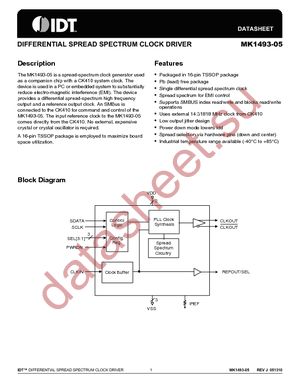 MK1493-05GILF datasheet  